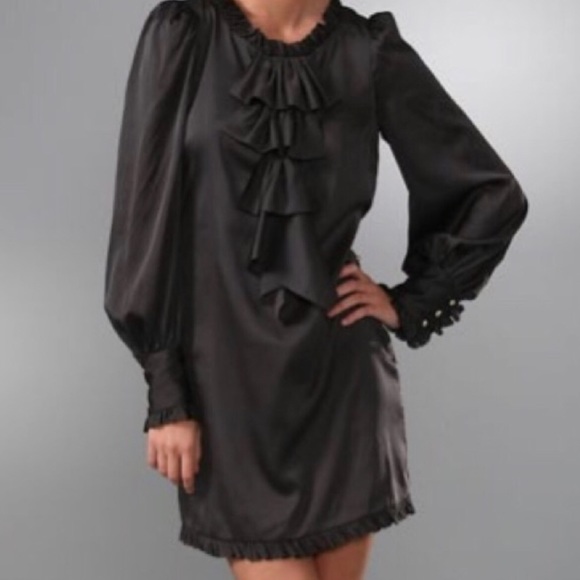 Milly Dresses & Skirts - Milly “Nina” ruffled silk dress.